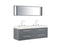 Beliani MALAGA - Badkamermeubel - Grijs - MDF