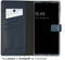 Selencia Samsung Galaxy S24 Ultra - Echt Lederen Bookcase - 3 Pashouders - Donkerblauw