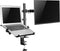 SpeaKa Professional SP-MM-302 - Monitor-scharnierarm - Dubbele verstelling met laptophouder - 360° draaibaar