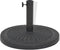 vidaXL - Parasolvoet - rond - 14 - kg - hars - zwart