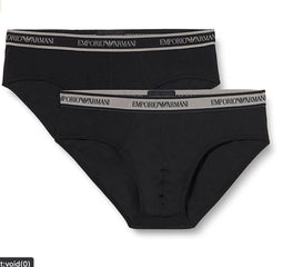 Emporio Armani Core Logoband Brief - 2-pack - Zwart (2 stuks)