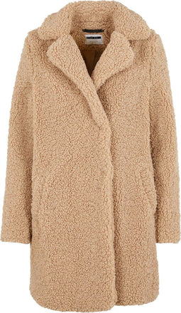NOISY MAY NMGABI L/S JACKET NOOS - Dames Jas - Halflang - Lichtbruin - M