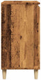 vidaXL - Dressoir - 60x35x70 - cm - bewerkt - hout - oud - houtkleurig