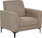 Fauteuil FENES Stof Taupe