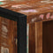 vidaXL - Nachtkastje - 40x30x80 - cm - massief - gerecycled - hout
