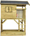 Houten speelhuis Treehut met zandbak - Prestige Garden
