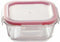 Set Lunchboxen Bergner Q4052 Vierkant Borosilicaatglas (3 pcs)