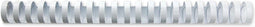 GBC Bindrug 536210 - 25mm 21-rings A4 - Wit (50 stuks)