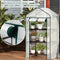 Woltu Foliekas - 3 Schappen - Op Wielen - 70x50x131 cm - Wit