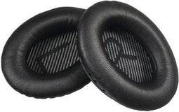 Oorkussens Geschikt Voor Bose QuietComfort QC 15 / 25 / 35 / Ae2 / Ae2i / Ae2w / SoundTrue & SoundLink Arond-Ear Koptelefoon - 2 Stuks - Met Noise Cancelling - Zacht Memory Foam - Eiwitleer - Zwart
