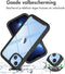 iMoshion Hoesje Geschikt voor iPhone 14 Plus Hoesje - iMoshion 360° Full Protective Case - Zwart / Transparant