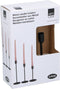 Arti Casa Kandelaars - Set van 3 - Metaal - Ø2 cm - Zwart (3 stuks)