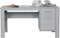 WOOOD Dennis Bureau - Grenen Geborsteld - Betongrijs - 74x141x59