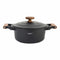 Kookpot met Deksel Oroley Nature Hout 26 cm Gegoten aluminium