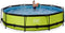 EXIT Lime zwembad ø360x76cm met filterpomp - groen