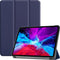 imoshion Tablet Hoes - Geschikt voor iPad Pro 12.9 (2020) / Pro 12.9 (2018) - Trifold Bookcase - Donkerblauw