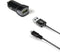 Celly CCUSBMICRO - Turbo Autolader met Micro-USB Kabel - 2.4A Output - Zilver Zwart