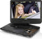 Lenco DVP-1046BK - Draagbare DVD Speler - 2x 10 inch schermen - 2x Hoofdtelefoons en 2x Montagebeugels - Zwart