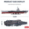Sluban M38-B1188 - Bouwspeelgoed - XL Fujian Vliegdekschip 1312 bouwstenen 72 cm