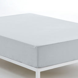 Verstelbaar onderlaken Alexandra House Living Parelgrijs 135/140 x 200 cm