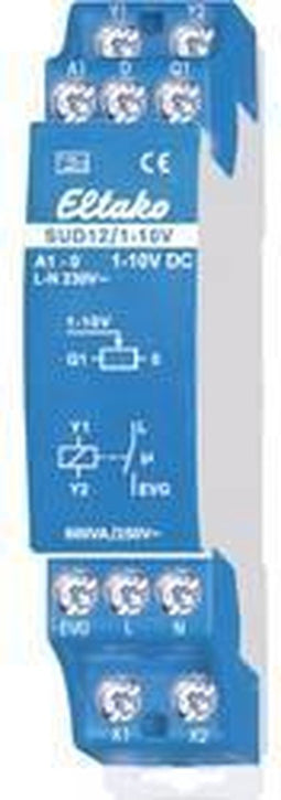 Eltako 21100802 DIN-rail dimmer Geschikt voor lampen: TL-buis, Halogeenlamp