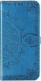 Hoesje Met Pasjeshouder Geschikt voor iPhone 11 - Mandala Bookcase - Turquoise