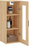 vidaXL - Hangkast - 34,5x34x90 - cm - sonoma - eikenkleurig