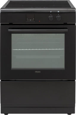 Frilec KÖLN-ECI61-60B - Vrijstaand Inductie Fornuis - 4 kookzones - 65L oven - Zwart