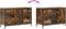 vidaXL - Wastafelkast - met - lades - 90x34,5x60 - cm - gerookt - eikenkleurig