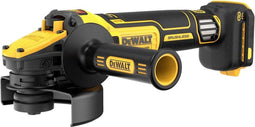 DeWALT DCG409VSNT - Accu Haakse Slijper 125mm 18V XR FlexVolt Advantage - 1550 W vermogen - Variabele snelheidscontrole (6 posities)