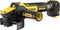 DeWALT DCG409VSNT - Accu Haakse Slijper 125mm 18V XR FlexVolt Advantage - 1550 W vermogen - Variabele snelheidscontrole (6 posities)