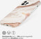Selencia iPhone 12 (Pro) - Backcover - 100% gerecycled - Wit Marmer
