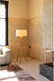 Zuiver Fan Vloerlamp/ Staande driepoot lamp Bamboo - Wit