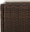 vidaXL - Ligbed - met - inklapbaar - dak - 200x114x128 - cm - poly - rattan - bruin