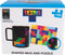 Tetris - beker & puzzelset - 100 stukjes - zwart