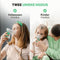 Vulpes Goods® HealthCare - Ultrasone Vernevelaar - Draagbaar Inhalatieapparaat - Incl. 3 mondstukken & luxe reistas