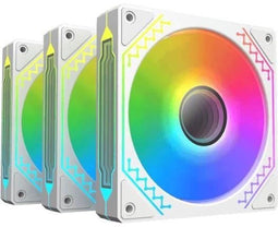 XIGMATEK - Starz Pro Arctic (wit) (3 stuks) - 3x120 mm A-RGB-ventilatoren voor pc-behuizing
