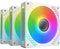 XIGMATEK - Starz Pro Arctic (wit) (3 stuks) - 3x120 mm A-RGB-ventilatoren voor pc-behuizing