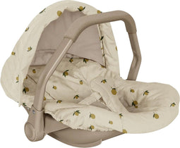 Konges Sløjd Poppen autostoel/Car Seat 28x43x34cm - Geschikt vanaf 3 jaar - Lemon