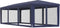 vidaXL - Partytent - met - 8 - mesh - zijwanden - 3x9 - m - HDPE - blauw