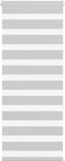 vidaXL - Zebra - rolgordijn - 55x150 - cm - stofbreedte - 50,9 - cm - lichtgrijs