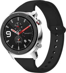 iMoshion Bandje Geschikt voor Amazfit GTR - iMoshion Siliconen bandje - Zwart