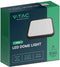 V-TAC VT-8630B-SQ-N LED-plafonniere - Vierkante plafonniere - IP44 - Zwart - 48 Watt - 5160 Lumen - 6500K