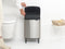 Brabantia Bo Hi Prullenbak - 12 liter - Ruimtebesparend - Matt Steel Fingerprint Proof