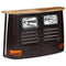 vidaXL - Dressoir - vrachtwagen - massief - mangohout - donkergrijs