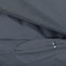vidaXL - Dekbedovertrekset - 135x200 - cm - katoen - antracietkleurig