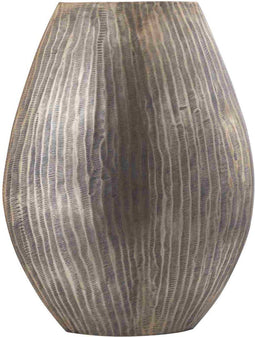 PTMD Bloempot Jowad - 35x16x46 cm - Aluminium - Goud