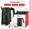 AoraKitchen Waterkoker - 1.7L - LED Touchscreen - Instelbare Temperatuurregeling - Zwart