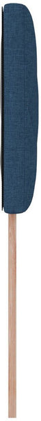 vidaXL - Hoofdbord - Met - Blauw - Diamant - Blokken - Ontwerp - - - 100 - cm - Stof