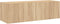 vidaXL - Tv-wandmeubel - met - LED-verlichting - 100x35x31 - cm - sonoma - eiken